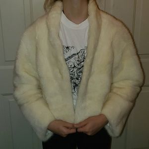 Authentic Mink Fur crop coat